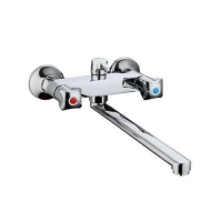 Смеситель для ванны и умывальника 1/2 кер Казань КС 73006254 мет мах "евро" эксцентрики