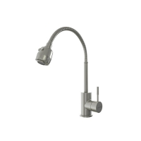 Смеситель для кухни 35k MIXLINE MLSS-0302 гибкий металлический излив