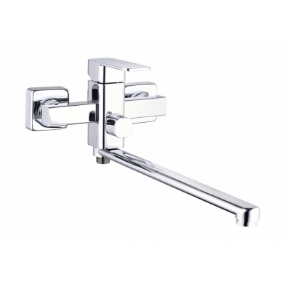 Смеситель для ванны и умывальника 35к Glauf NEB7-A123 дивертор поворотный