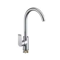 Смеситель для кухни 35к Glauf GOB4-A134 высокий излив, бок. ручка, п/гайку Смеситель для кухни 35к Glauf GOB4-A134 высокий излив, бок. ручка, п/гайку