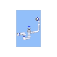 Обвязка на ванну 1 1/2*40 с вып. и переливом плоский Ani Е050 АНИ пласт