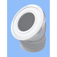 Труба фановая 110*45 град короткая W4228 АНИ пласт Труба фановая 110*45 град короткая W4228 АНИ пласт