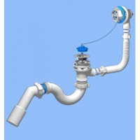 Обвязка на ванну 1 1/2*40*50 с вып.и переливом с переход.трубой Ani Е151 АНИ пласт