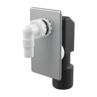 Минисифон для стиральной машины п/штукатурку (посудом.маш.) хромир.пластик APS3/М0410