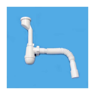 Сифон для писсуара выпуск 40-50 с гофрой 32*40/50 U1016 АНИ пласт