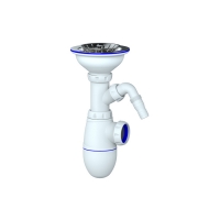 Сифон 3 1/2*40 B432V с носиком UNICORN (винт, шток, ручка - латунь)