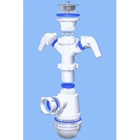 Сифон 1 1/2*40 Ani Грот с 2 носиками А1100 АНИ пласт Сифон 1 1/2*40 Ani Грот с 2 носиками А1100 АНИ пласт