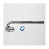 Сифон комбинированный хром без вып. нижн. F81