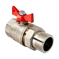 Кран шаровой со сгоном 1'' бабочка VALTEC VT.227