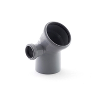 110 отвод угол 45 с выходом 50 левый ПП ПОЛИТЭК 110 отвод угол 45 с выходом 50 левый ПП ПОЛИТЭК