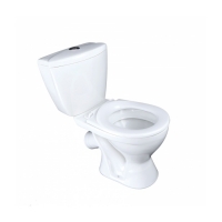 Унитаз-компакт "Вершок" детский (косой, нижний, сид, кнопка) МОНОКОРОБ