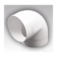 Колено круглое угол 90 D100 10ККП 90 ПВХ Колено круглое угол 90 D100 10ККП 90 ПВХ