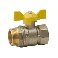 Кран газ шаровой 1/2'' вн/нар бабочка LD PRIDE Кран газ шаровой 1/2'' вн/нар бабочка LD PRIDE