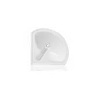 Умывальник "Веер" угловой 36*36 с отв (Sanita)