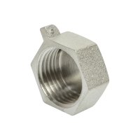 Заглушка 3/4'' вн с контр отв VRT® никель