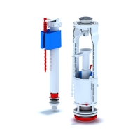 Арматура к смыв. бачку 2-х Кноп. АНИпласт хром нижн/подв WC9510C Ани Пласт