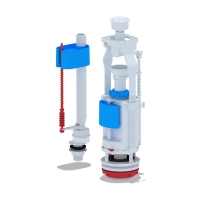 Арматура к смыв. бачку 2-ух Кноп. АНИпласт бел нижн/подв. WC3550 АНИ пласт ЭКОНОМ Арматура к смыв. бачку 2-ух Кноп. АНИпласт бел нижн/подв. WC3550 АНИ пласт ЭКОНОМ