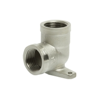 Уголок 1/2'' вн/вн с креплением VRT® никель Уголок 1/2'' вн/вн с креплением VRT® никель