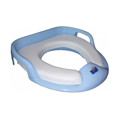 Накладка детская к сиденью мягкая BossBaby голубая