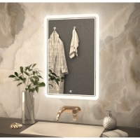 Зеркало MIXLINE "Умберто" 600*800 (ШВ) сенсорный выключатель, светодиодная подсветка Зеркало MIXLINE "Умберто" 600*800 (ШВ) сенсорный выключатель, светодиодная подсветка