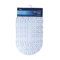 Коврик 67х38 на присосках "Капля" прозрачный