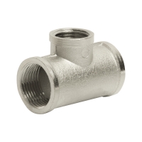Тройник 3/4'' - 1/2'' - 3/4'' вн/вн/вн VRT® никель