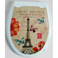 Сиденье для унитаза "Универсал Декор" Париж Европласт