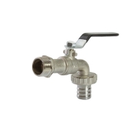 Кран водоразборный шаровой 3/4'' рукоятка, с носиком VRT®