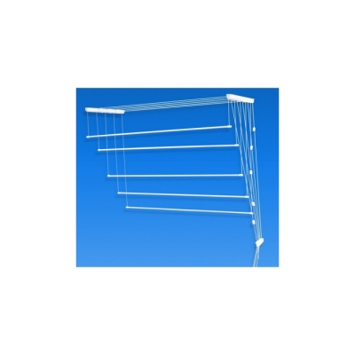 Сушилка для белья ЛИАНА 2,4 м белая (5 веревок) потолочная