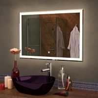 Зеркало MIXLINE "Минио" 800*700 (ШВ) сенсорный выключатель, светодиодная подсветка