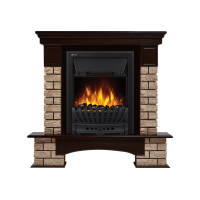 Портал Forte Wood Classic камень коричневый, шпон темный дуб