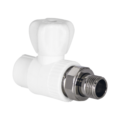 Кран шаровой TEBO PP-R для радиатора 25х3/4" прямой