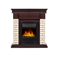 Портал Bricks Classic камень бежевый, шпон темный дуб