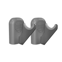 Комплект настенных регулируемых кронштейнов Royal Thermo Design 80, серебристые