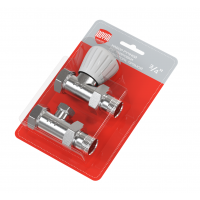 Набор ручной регулировки радиатора, прямой 3/4"