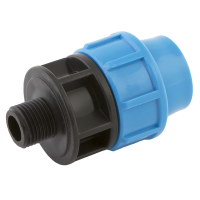 Муфта Джилекс ПНД переходная с наружной резьбой 32х3/4"