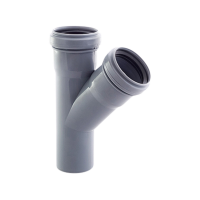 Тройник сер 50/50х45 ВК, РТП (50)