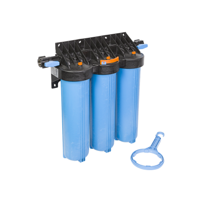 Корпус для картриджного фильтра 1 М 20” Т 3 (торцевое подключение), Big Blue не прозрачный