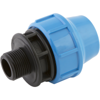 Муфта ПНД переходная с наружной резьбой 40х1 1/4" Муфта ПНД переходная с наружной резьбой 40х1 1/4"