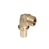 Угольник-переходник с наружной резьбой 32-1" RX+ (бронза)