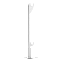 Напольный кронштейн Pianoforte 500, белый Напольный кронштейн Pianoforte 500, белый