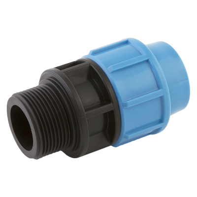 Муфта Джилекс ПНД переходная с наружной резьбой 20 х 1" (50 шт. уп.)