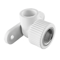 Угольник TEBO PP-R комб. с креплен. 20х1/2" ВР