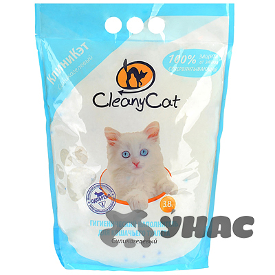 Наполнитель CleanyCat силикагелевый 3,8л х10