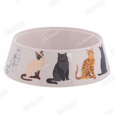 Миска для кошек "Cats" 0.3л. беж. БШ7767 х30