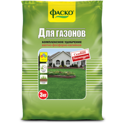 Удобрение минеральное Газон 3кг ФАСКО (10)