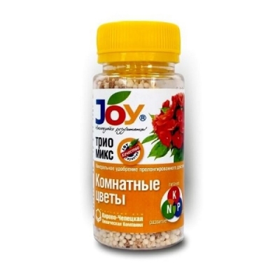 Удобрение ТРИО МИКС 100гр. Комнатные цветы JOY х16/64