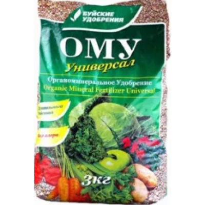 Удобрение-ОМУ Универсальное 3 кг Буйские Удобр х10