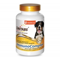 Юнитабс ImmunoComplex с Q10 для крупных собак 100 таблеток U205 x8 Юнитабс ImmunoComplex с Q10 для крупных собак 100 таблеток U205 x8