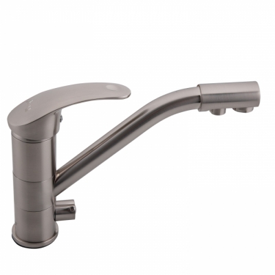 Смеситель для кухни 40к F4321-5 FRAP с вых. для питьевого фильтра САТИН Смеситель для кухни 40к F4321-5 FRAP с вых. для питьевого фильтра САТИН